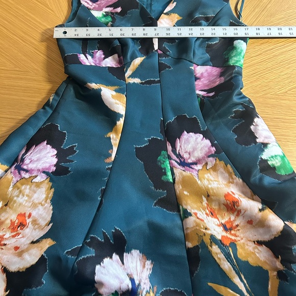 Anthropologie Dress Holiday midi a-line Wedding Guest 8 EUC - Picture 2 of 5